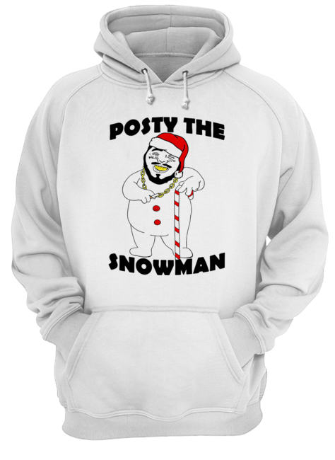 Post Malone Posty The Snowman Unisex Hoodie