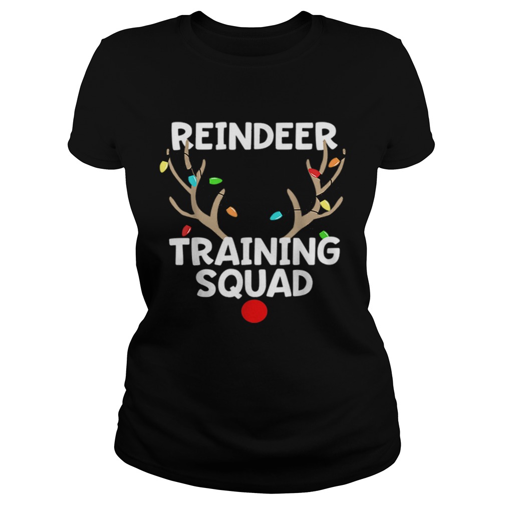 Pretty Christmas Running Reindeer Training Squad Matching 5k Classic Ladies