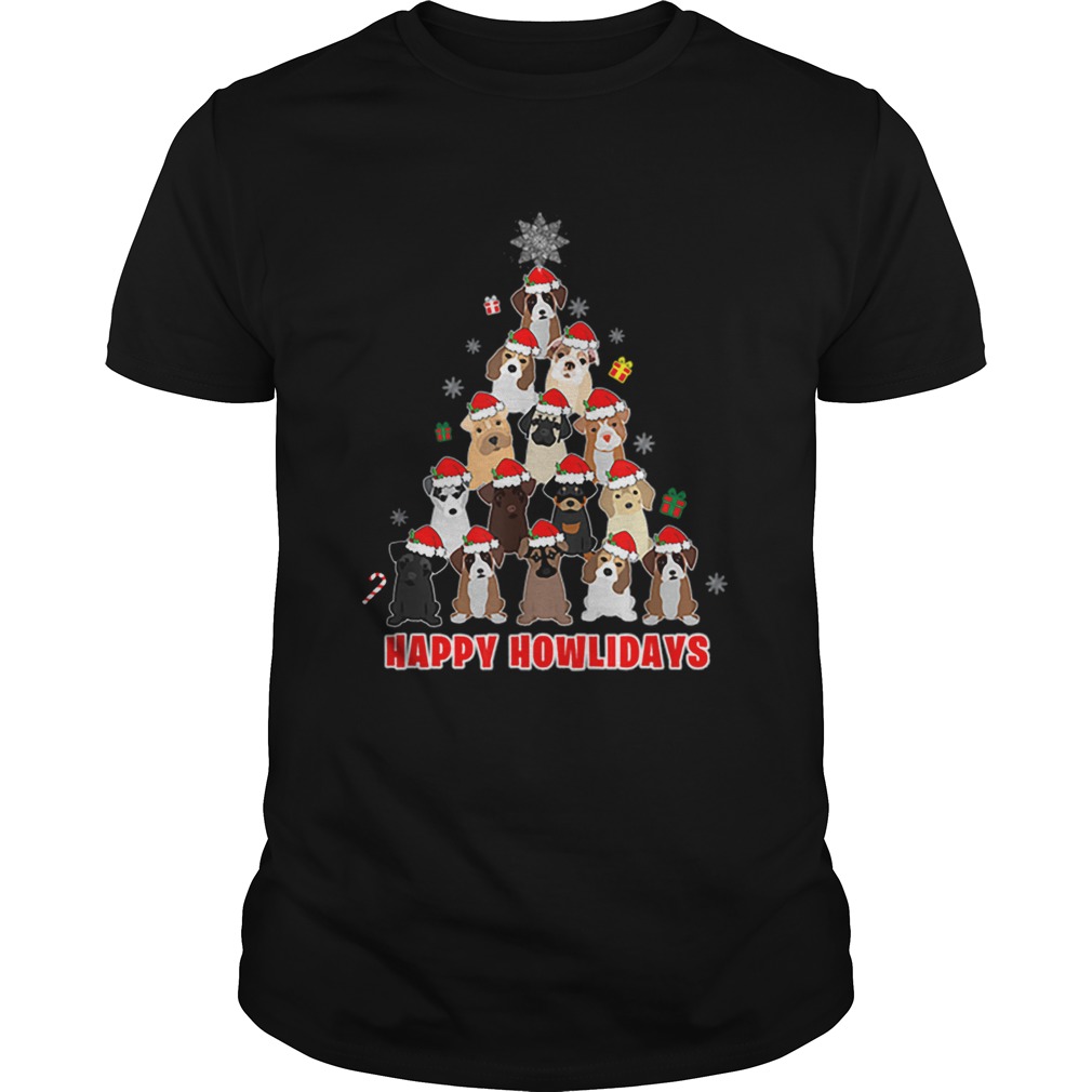 Pretty Dog Lover Christmas Tree Gift shirt