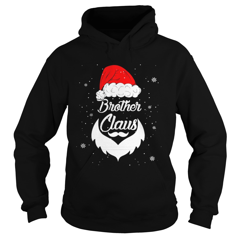 Pretty Funny Christmas Brother Santa Hat Matching Family Xmas Gifts Hoodie