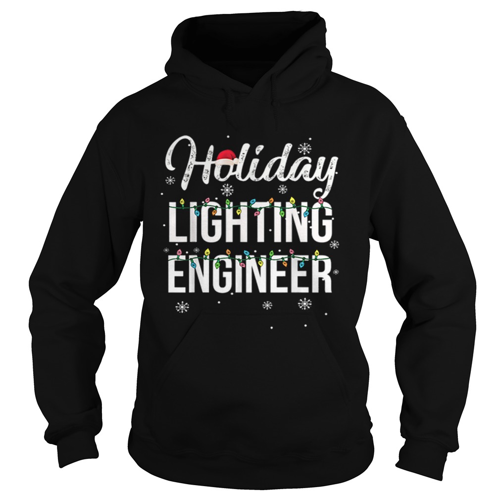 Pretty Holiday Lighting Engineer Christmas Hoodie