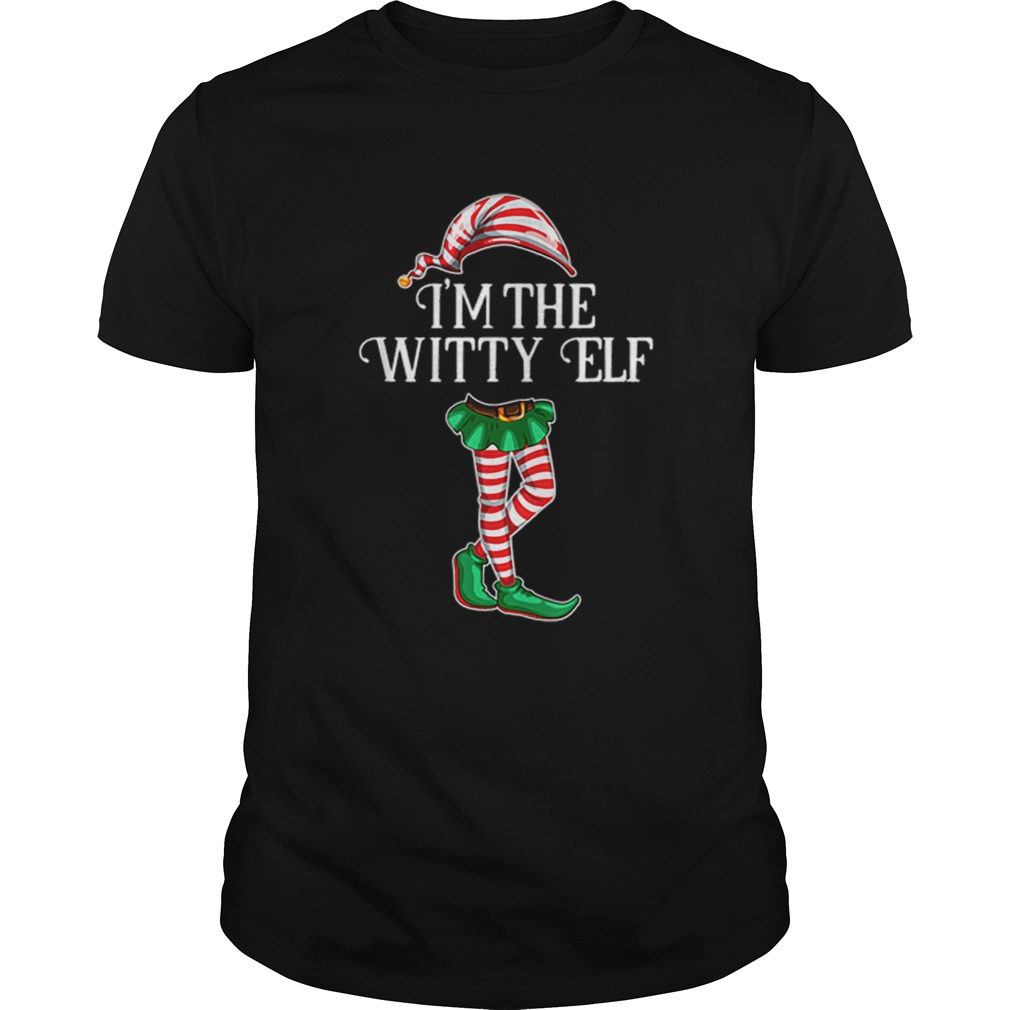Pretty Im the Witty Elf Christmas Matching Family Group Gift shirt