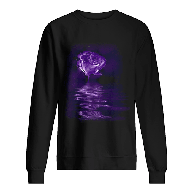 Purple Rose Unisex Sweatshirt