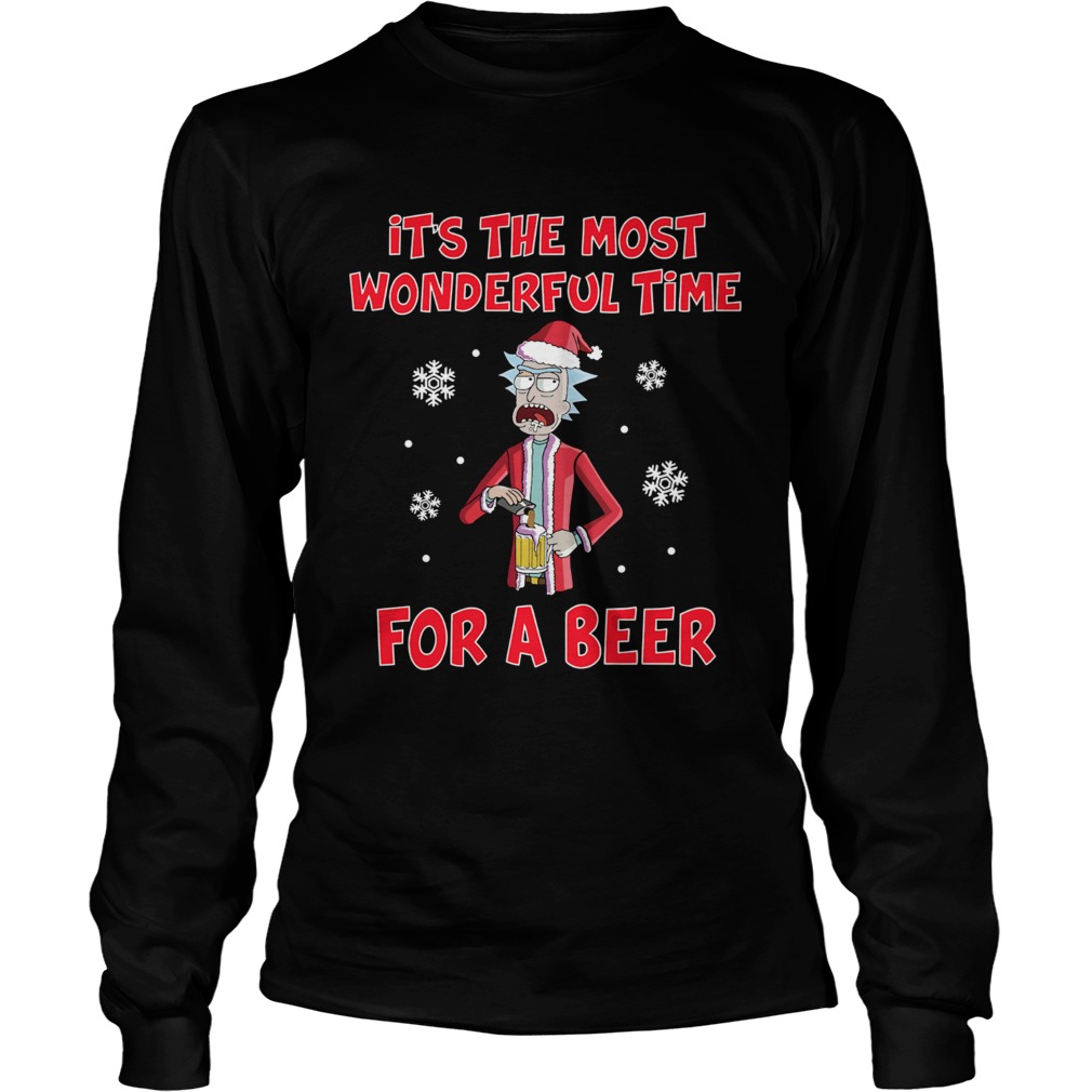 Rick Sanchez Its the most wonderful time for a beer LongSleeve