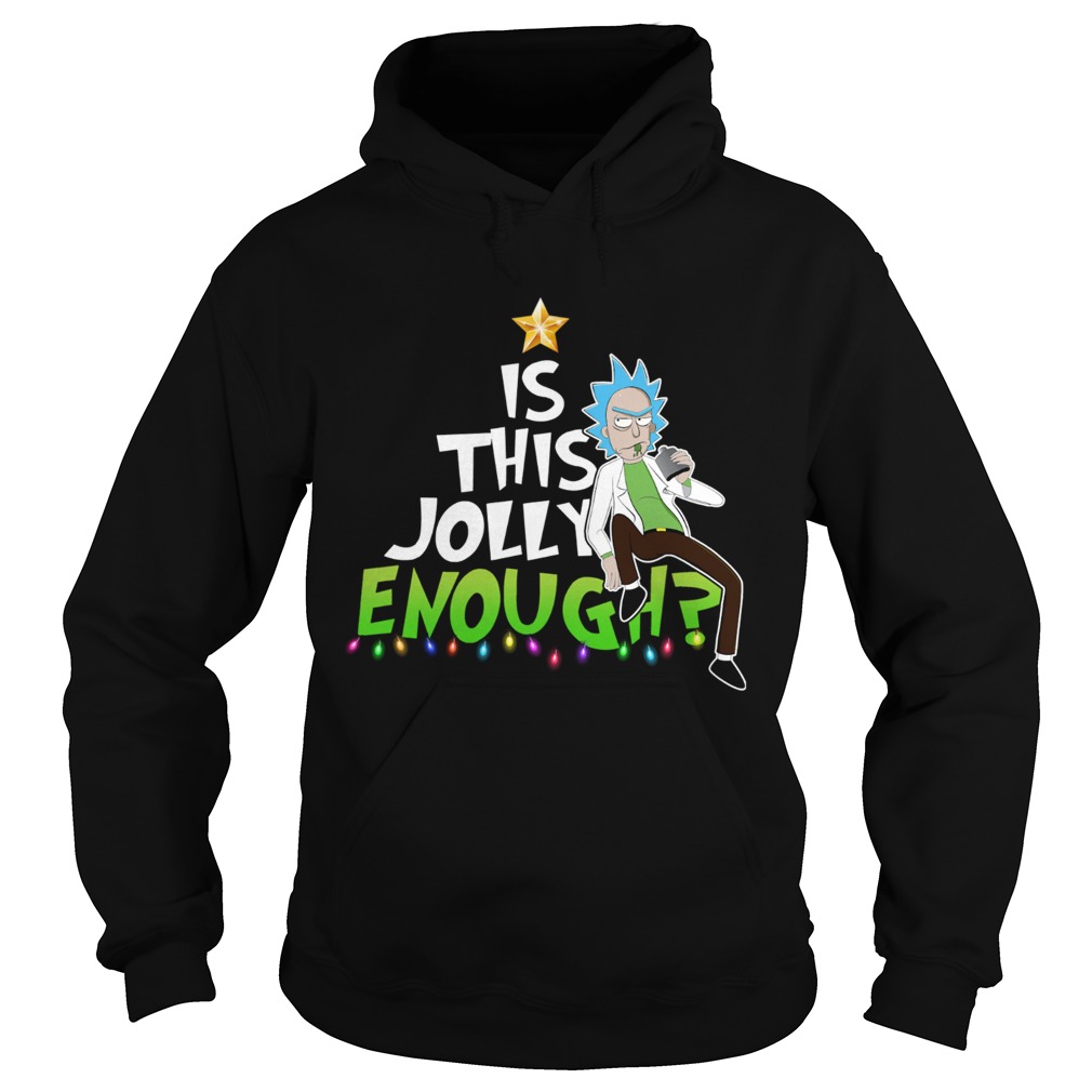 Rick Sanchez is this jolly enough christmas Hoodie
