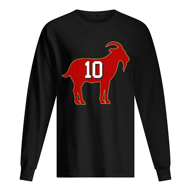 San Francisco 49ers Jimmy Garoppolo 10 Goat Long Sleeved T-shirt 