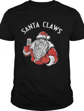 Santa Claws Christmas White Claw Hard Seltzer shirt
