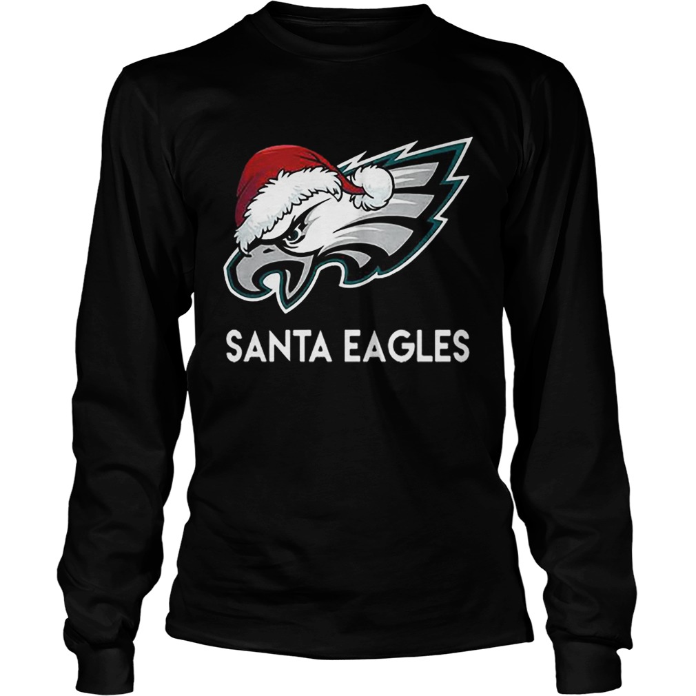 Santa Eagles Philadelphia Eagles Christmas LongSleeve
