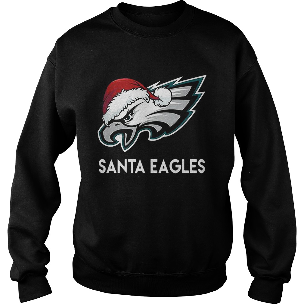 Santa Eagles Philadelphia Eagles Christmas Sweatshirt