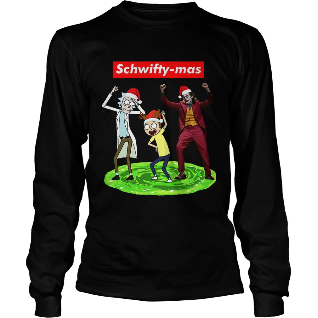 Schwifty mas Rick and Morty and Joker dancing LongSleeve