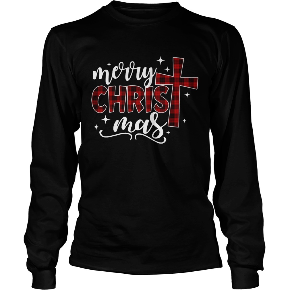 Screenshot_1Merry Christmas Christ Cross Sweat Nice Christmas LongSleeve