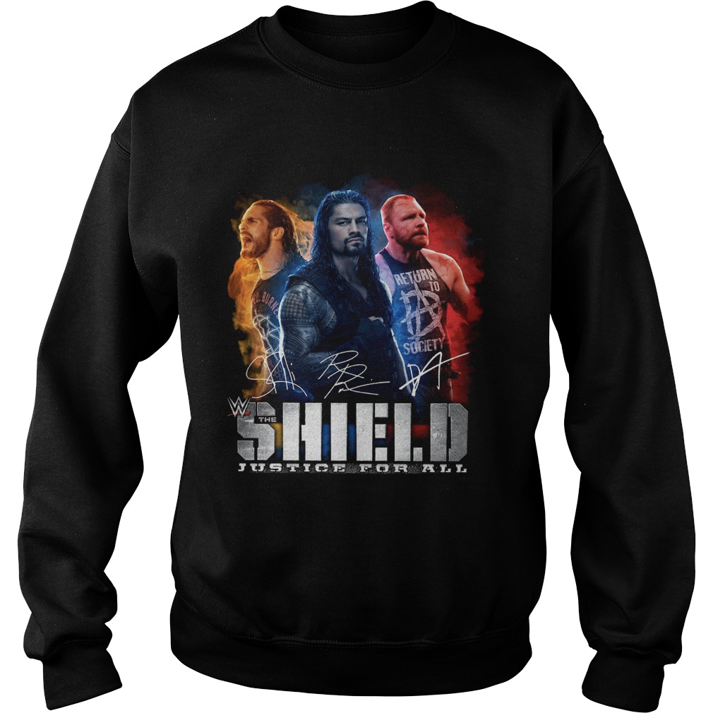 Seth Rollins Roman Reigns Dean Ambrose The Shield Justice For All Shirt Sweatshirt