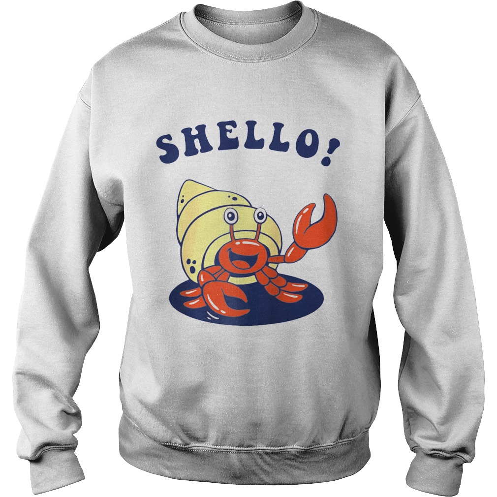 ShelloHermit Crab Sea Shell Sweatshirt
