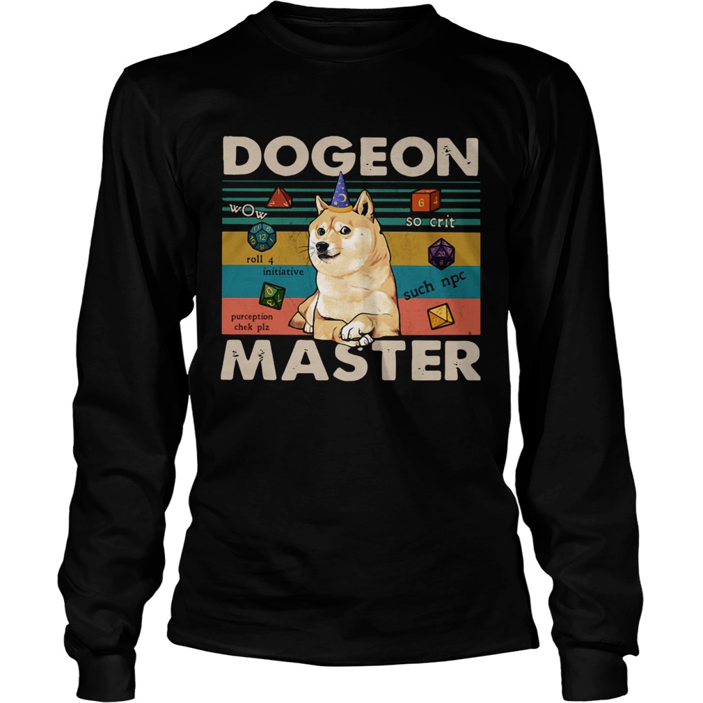 Shiba Dogeon Master Vintage LongSleeve