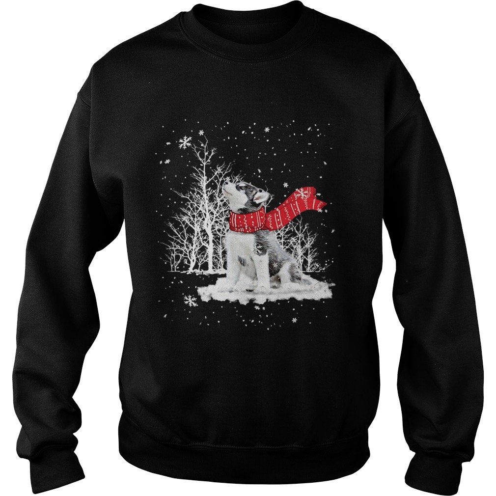 Siberian Husky Snow Crewneck Sweatshirt