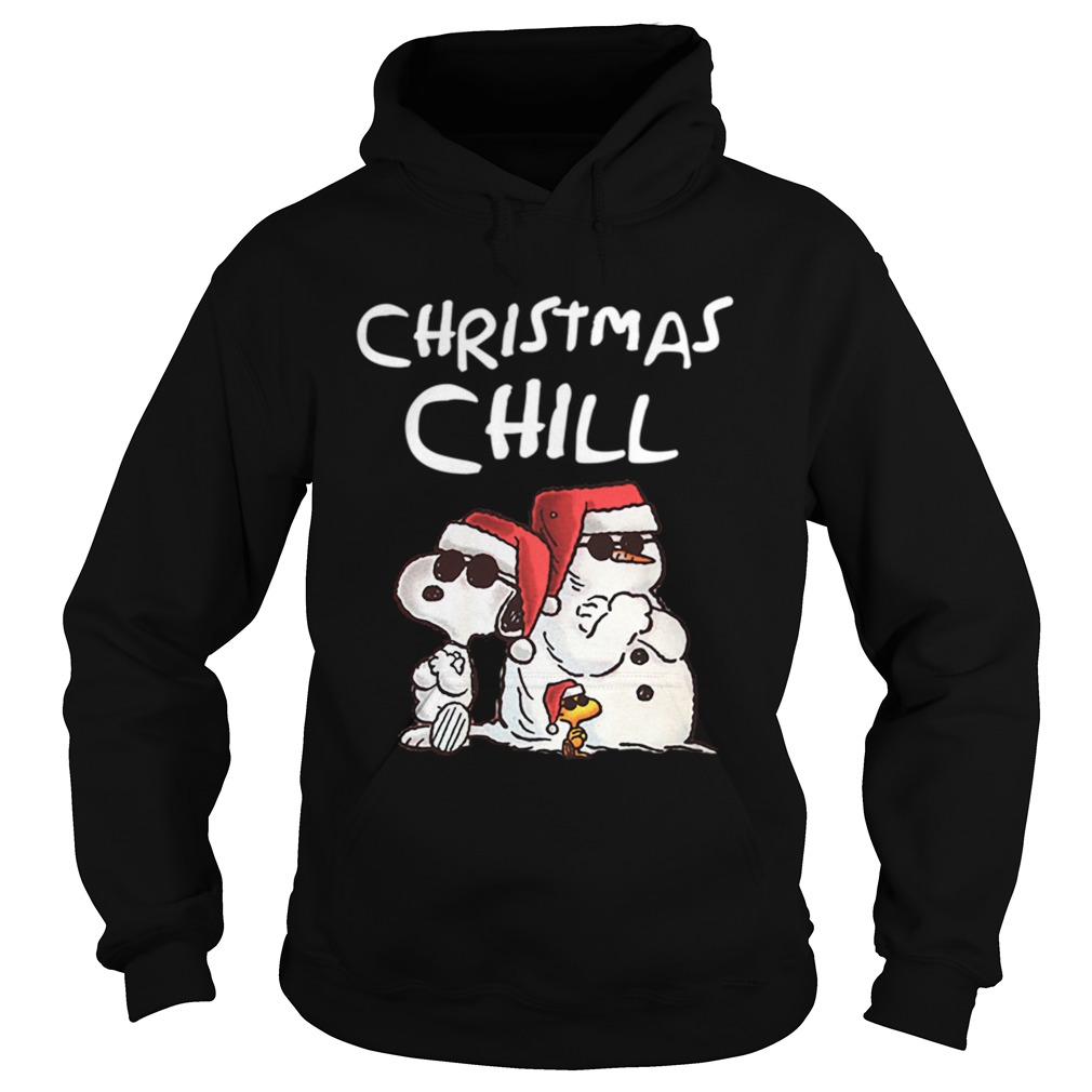 Snoopy Chillin Christmas Charlie Brown Graphic Hoodie