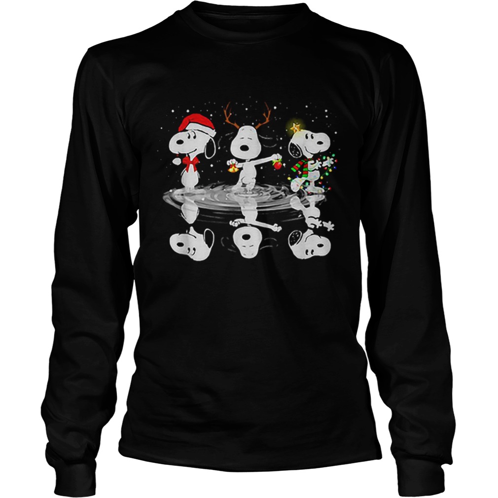 Snoopy Christmas reflection water mirror LongSleeve
