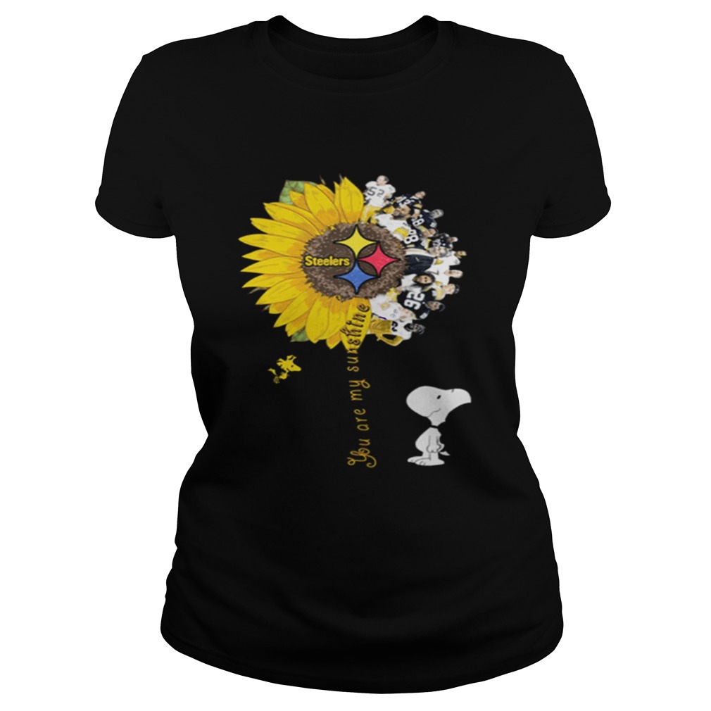 Snoopy Woodstock you are my sunshine Pittsburgh Steelers Classic Ladies