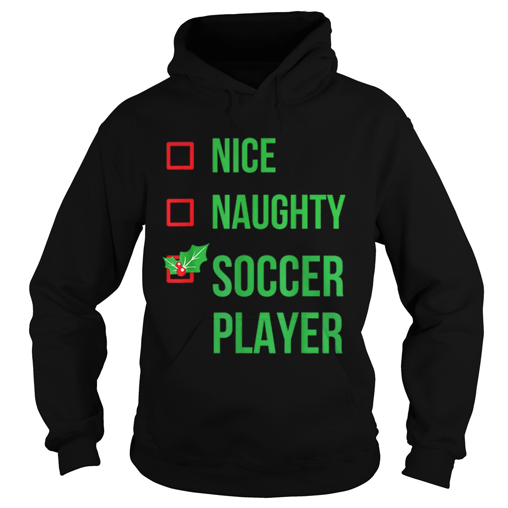 Soccer Player Funny Pajama Christmas Gift Hoodie