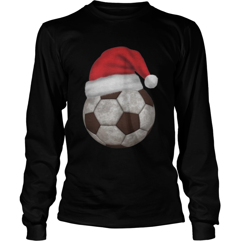 Soccer Santa Funny Merry Xmas LongSleeve