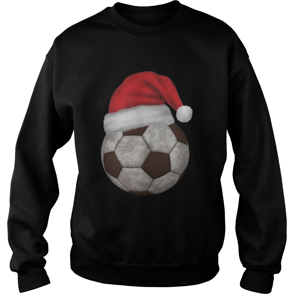 Soccer Santa Funny Merry Xmas Sweatshirt