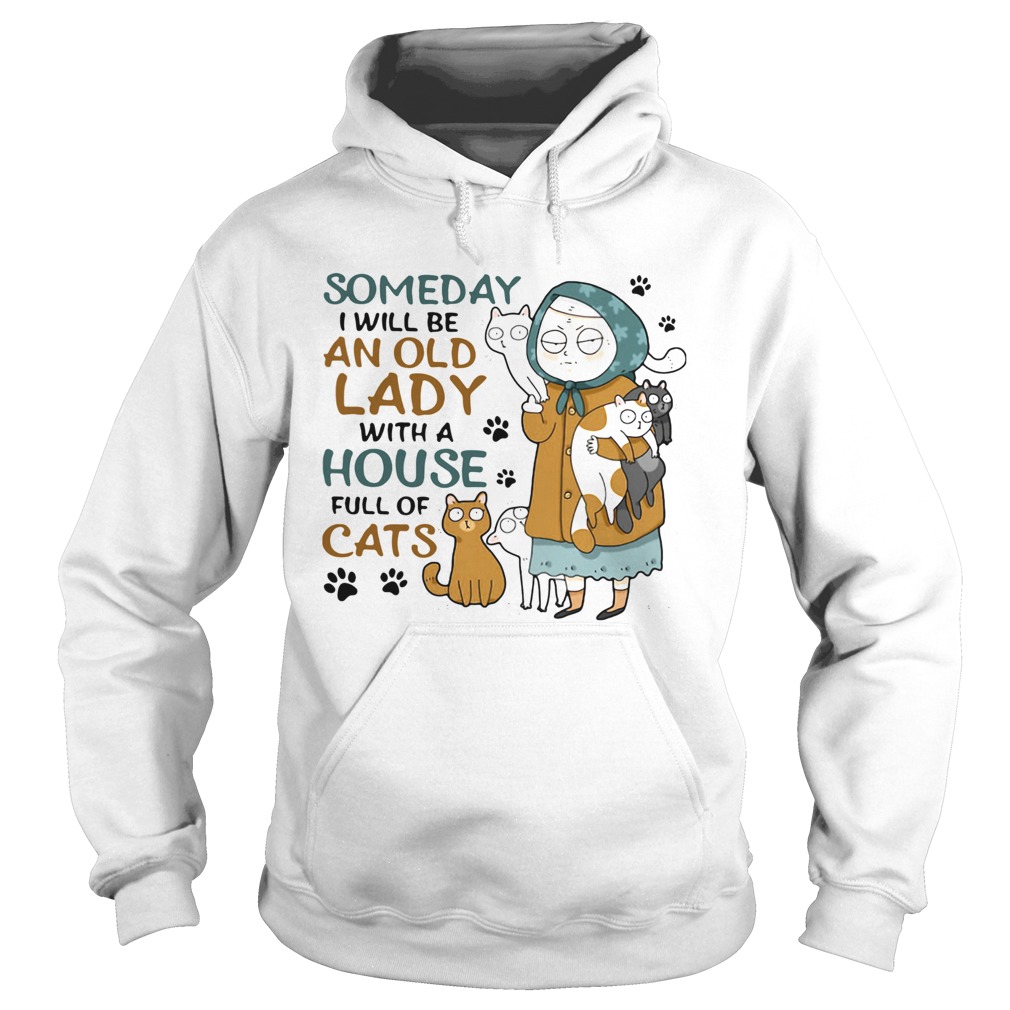 Someday I Will Be An Old Lady With A House Full Of Cats Hoodie