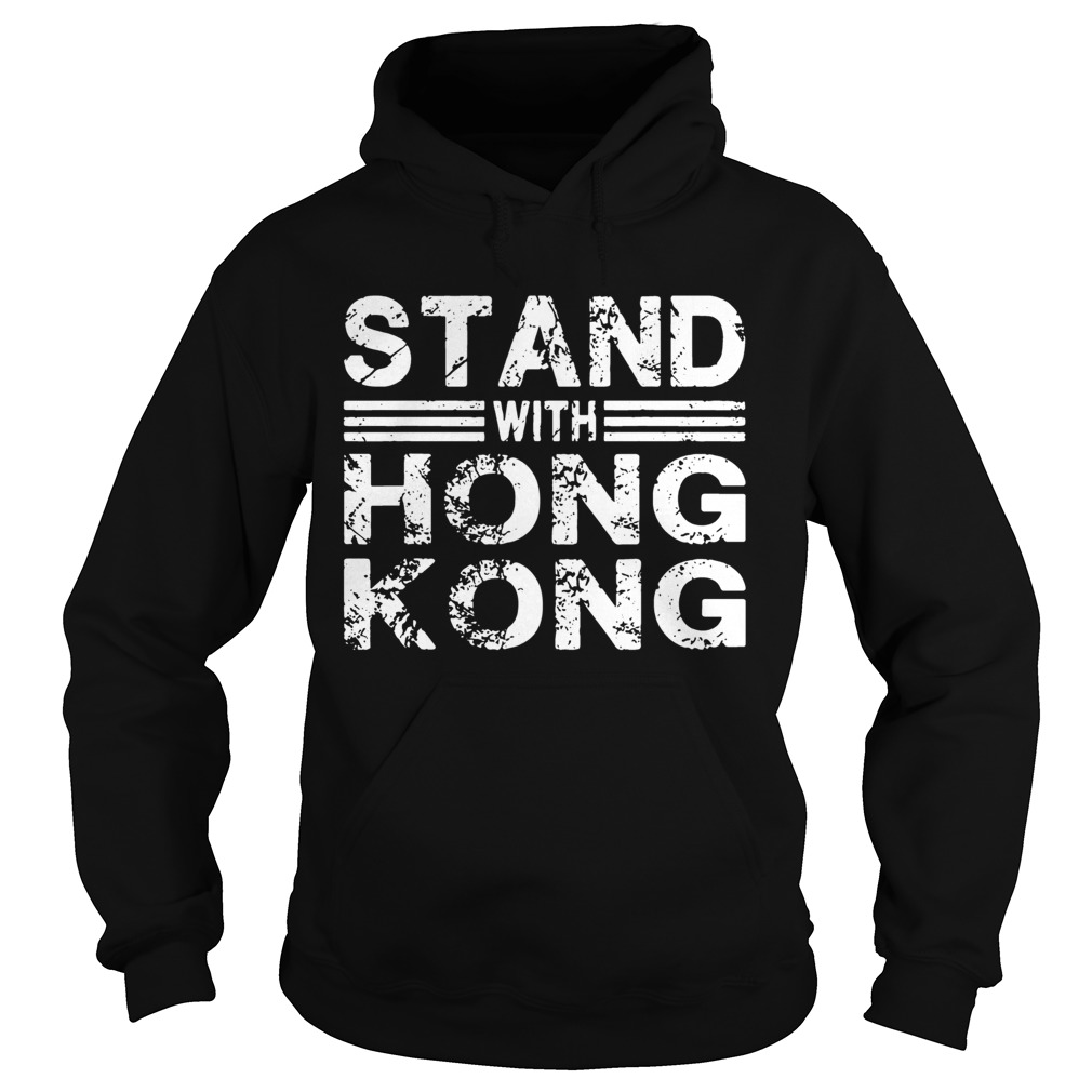 Stand With Hong Kong Grunge Hoodie