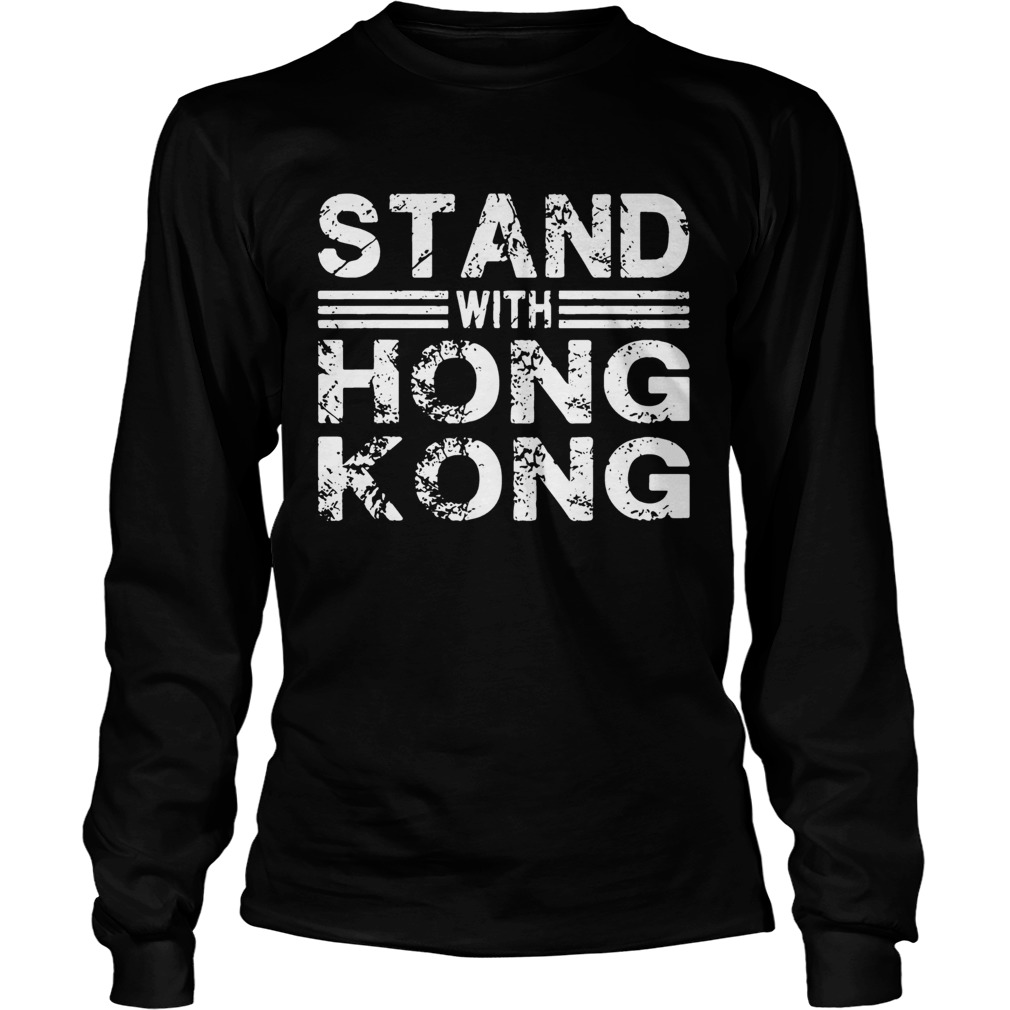 Stand With Hong Kong Grunge LongSleeve