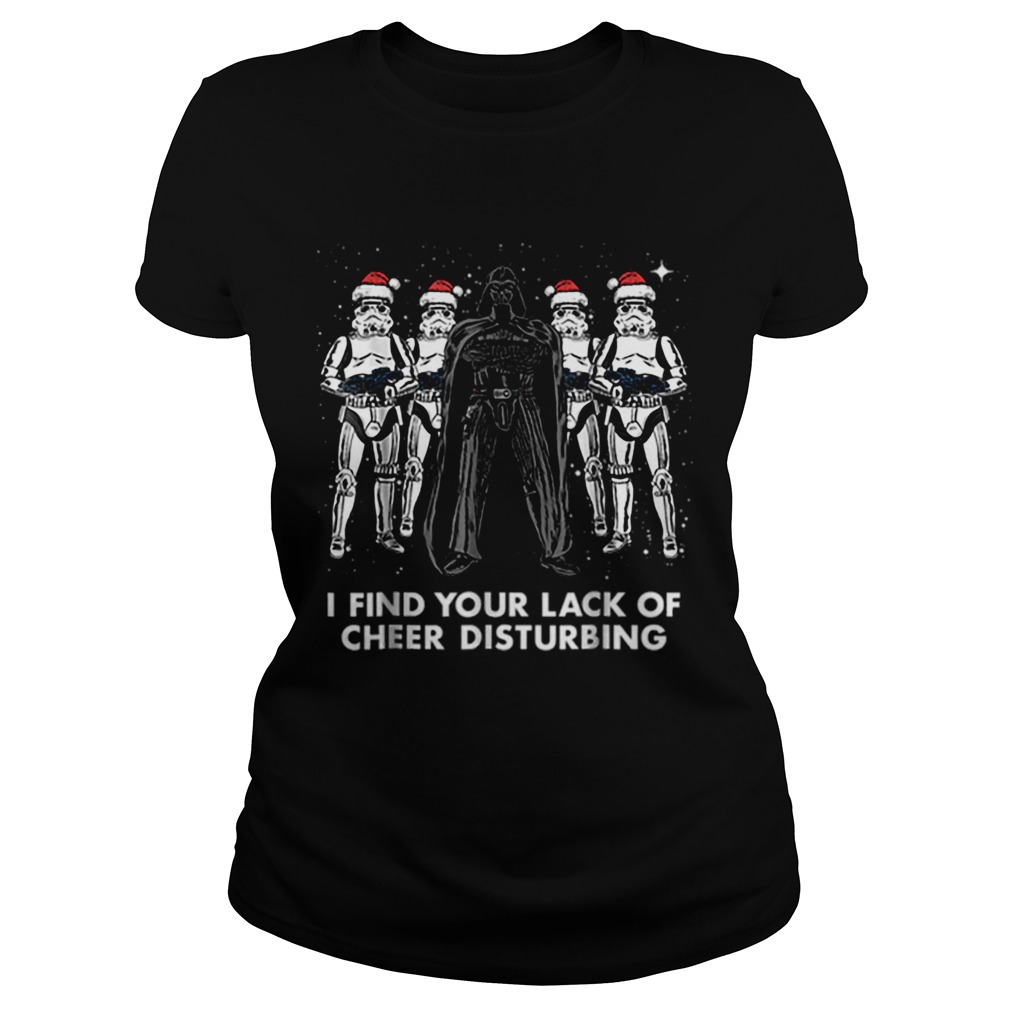 Star Wars Vader Trooper Lack Cheer Christmas Graphic Classic Ladies