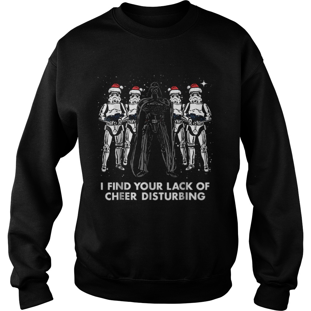 Star Wars Vader Trooper Lack Cheer Christmas Graphic Sweatshirt
