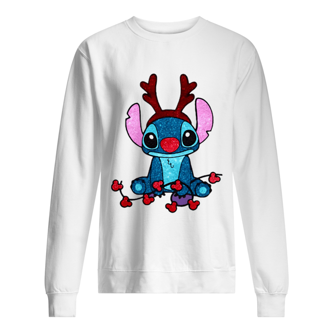 Stitch Diamond Christmas Shirt Unisex Sweatshirt