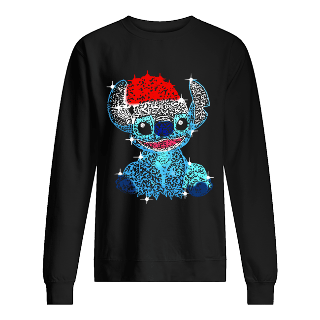 Stitch Diamond Merry Christmas Unisex Sweatshirt