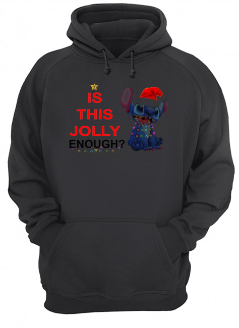 Stitch is this Jolly Enough Unisex Hoodie