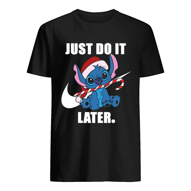 Stitch just do it later shirt