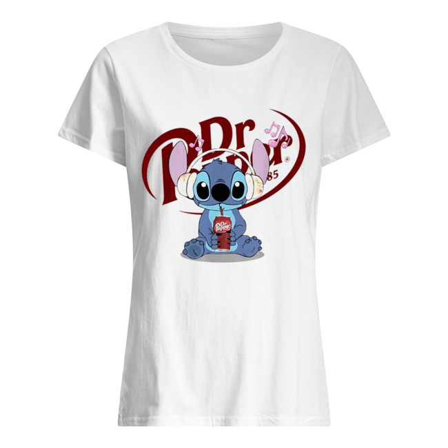 Stitch listen music drink Dr Pepper Classic Women's T-shirt