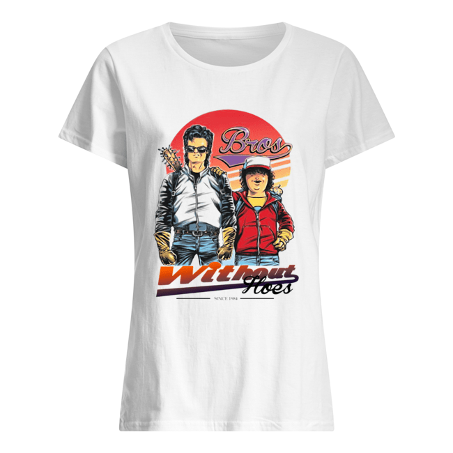 Stranger Things Bros Steve Dustin Without Hoes Classic Women's T-shirt
