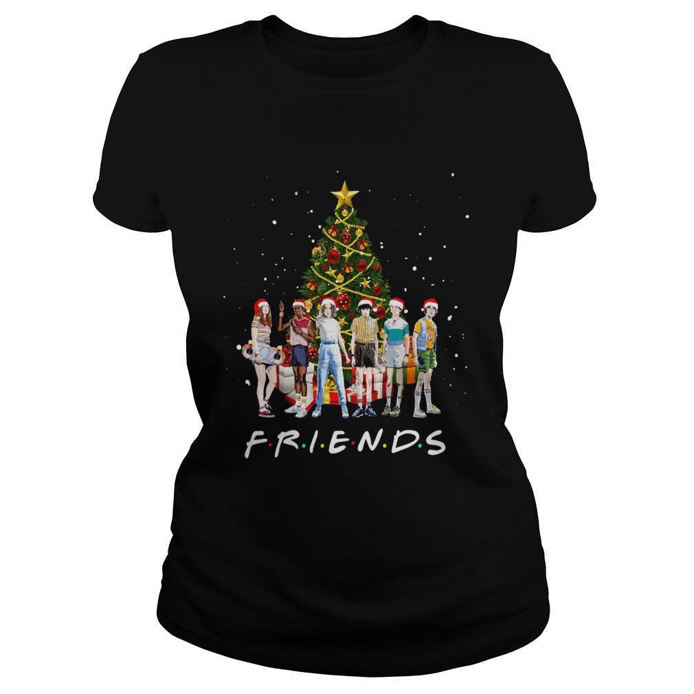 Stranger Things Characters Friends Christmas Tree Classic Ladies
