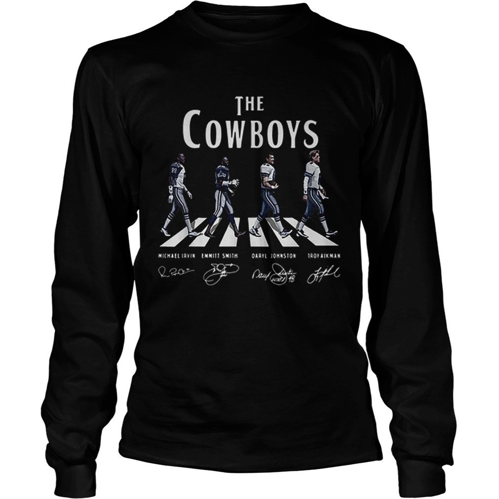 The Cowboys Abbey Road Dallas Cowboys signatures LongSleeve