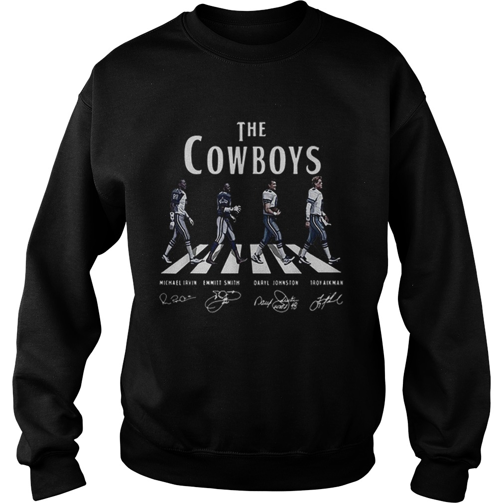 The Cowboys Abbey Road Dallas Cowboys signatures Sweatshirt