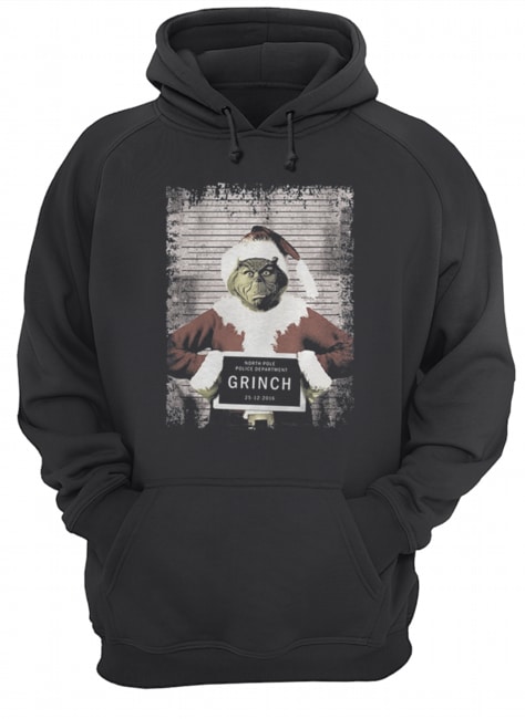 The Grinch North Pole Police Department Grinch Christmas Unisex Hoodie