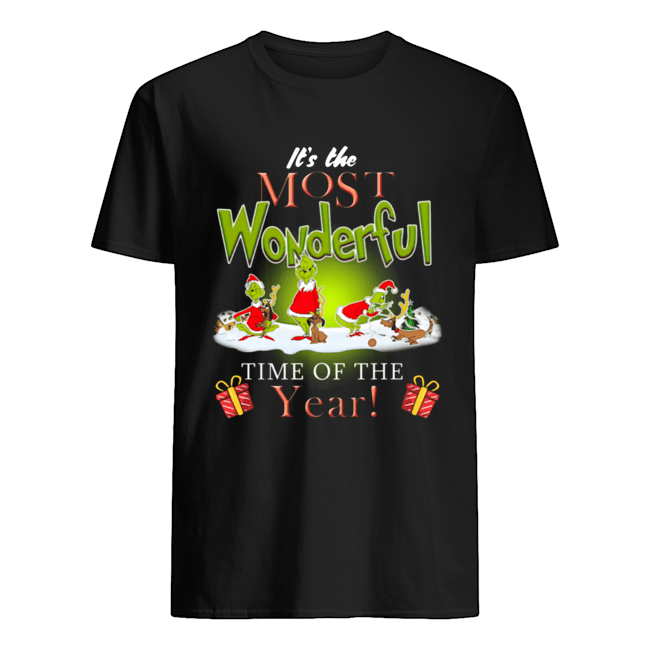 The Most Wonderful Grinch Time of The Year Christmas shirt