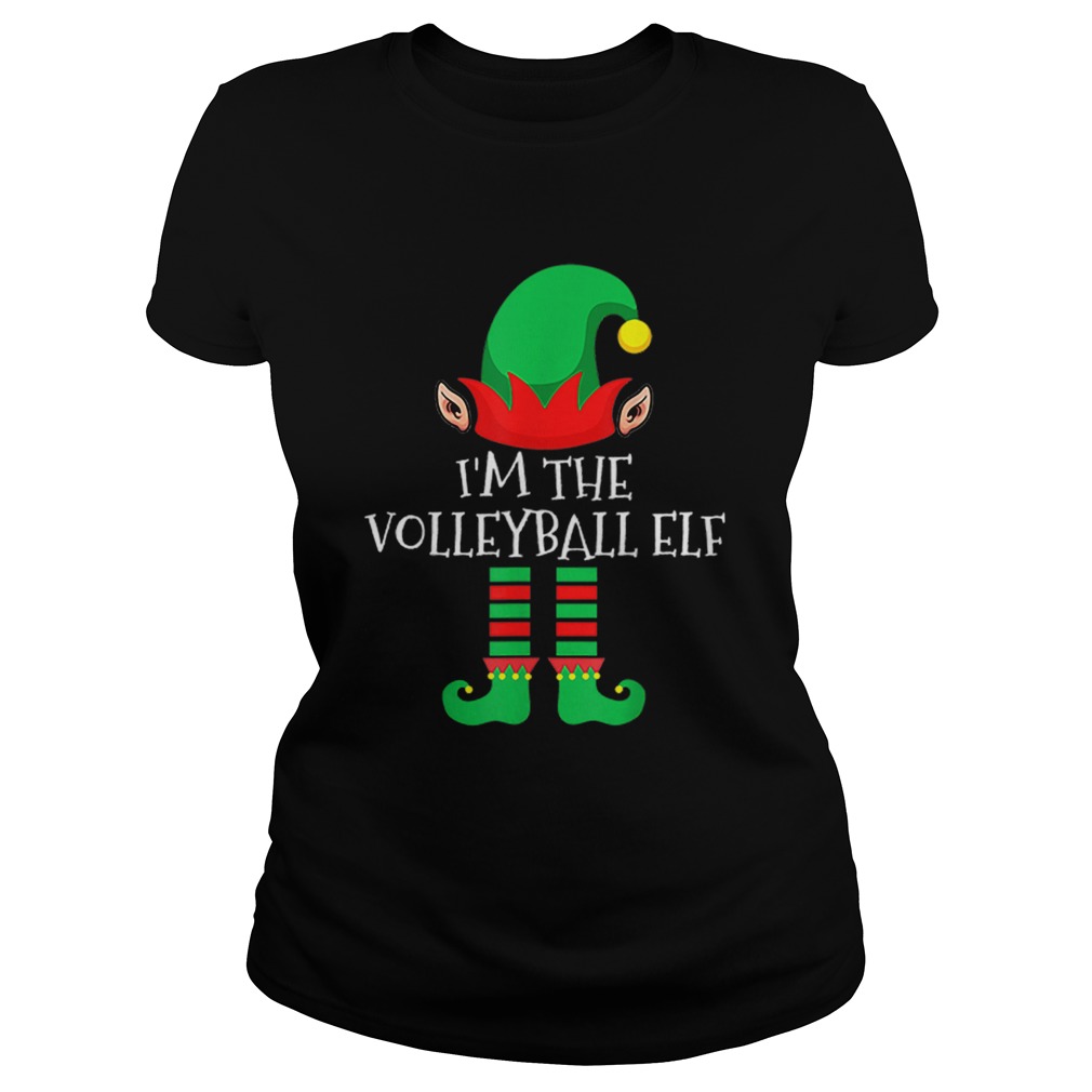 The Volleyball Elf Family Matching Group Christmas Classic Ladies