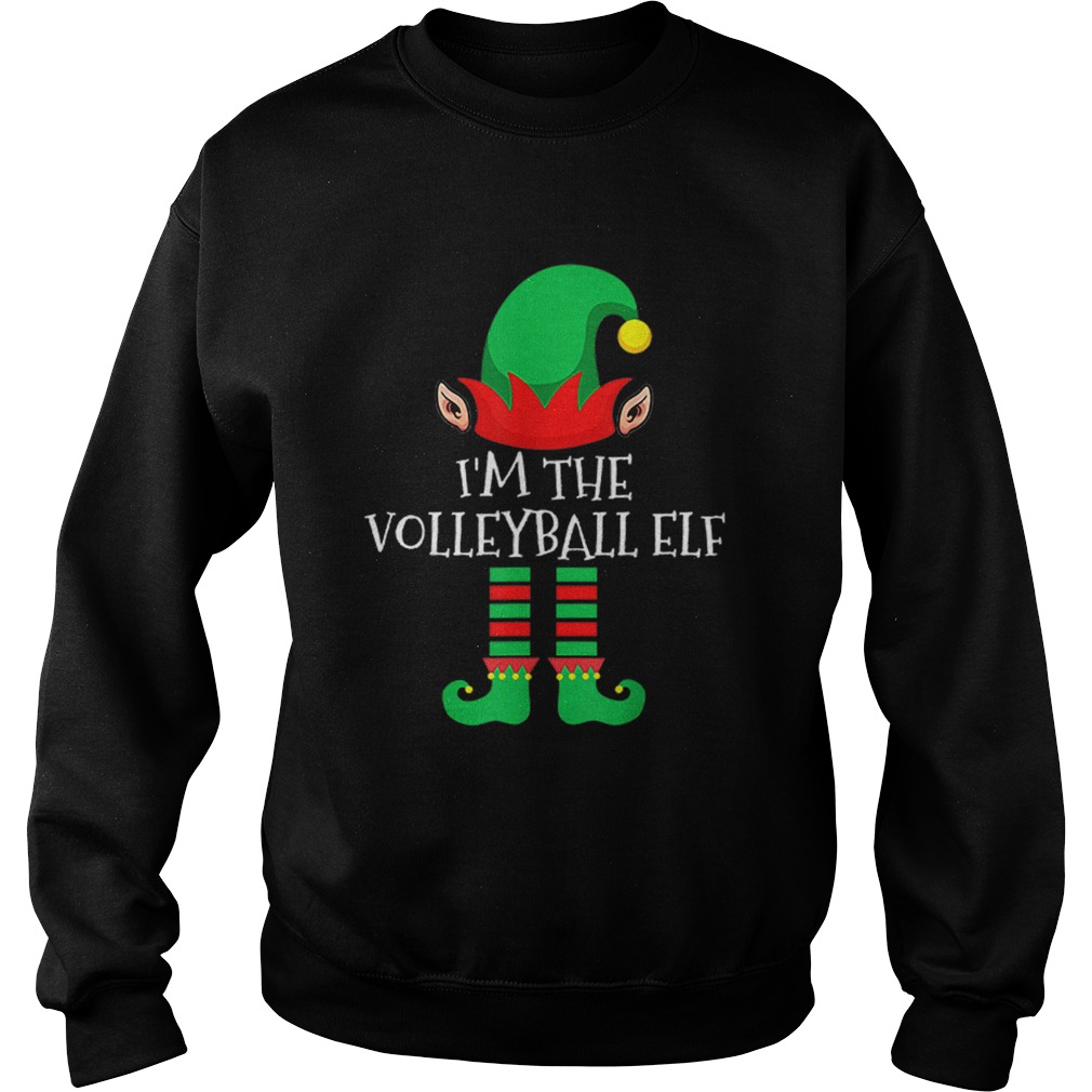 The Volleyball Elf Family Matching Group Christmas Sweatshirt
