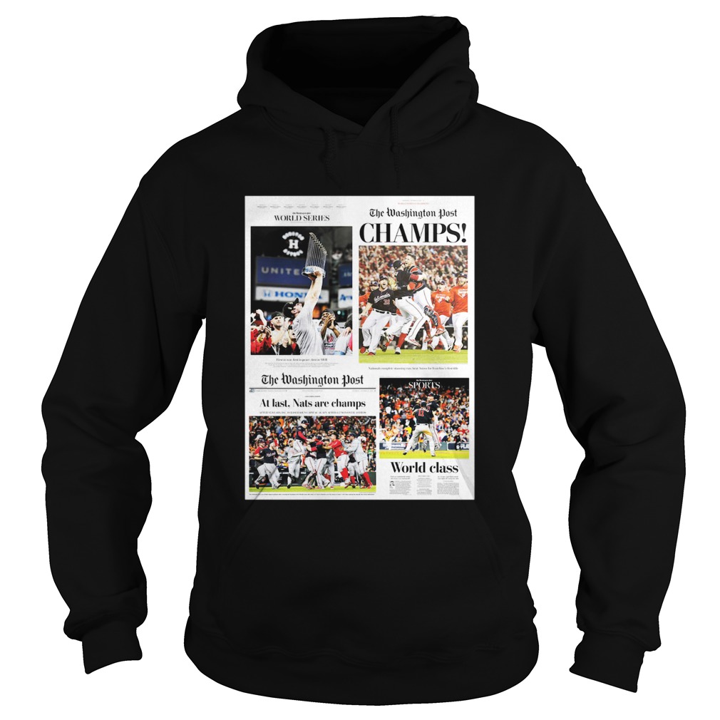 The Washington Post At Last Nat Are Champs Hoodie