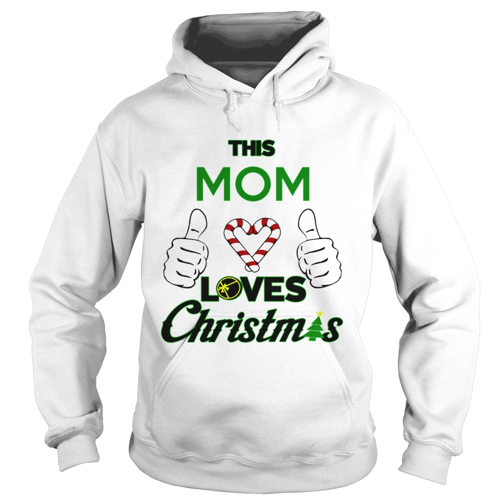 This Mom Loves Christmas Cool Mom Best Mom Holiday Hoodie