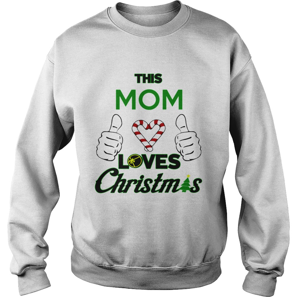 This Mom Loves Christmas Cool Mom Best Mom Holiday Sweatshirt