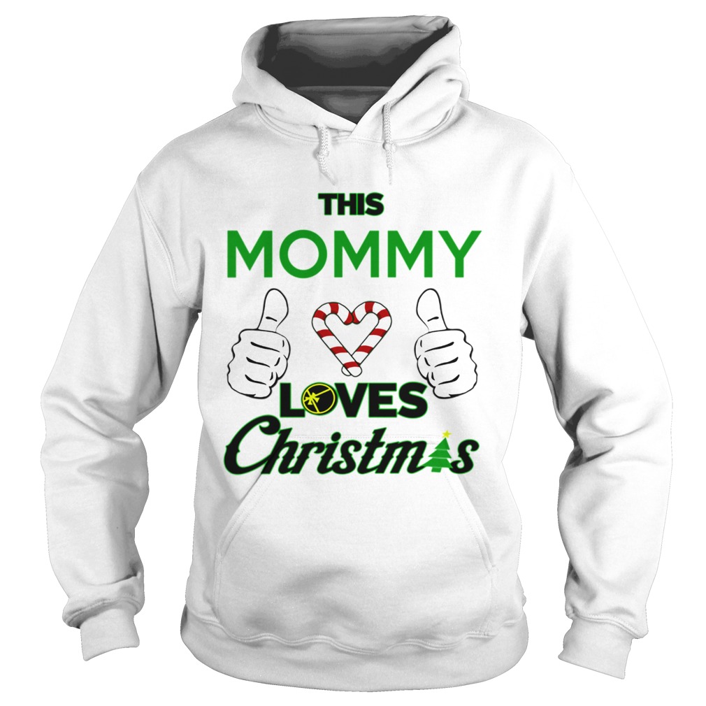 This Mommy Loves Christmas Cool Mom Mamma Holiday Hoodie