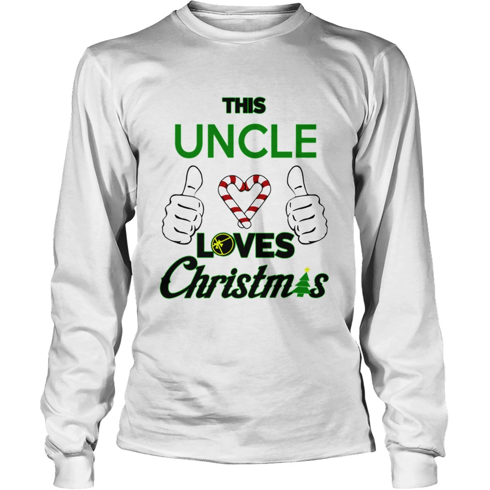 This Uncle Loves Christmas Cool Uncle Funny Holiday LongSleeve