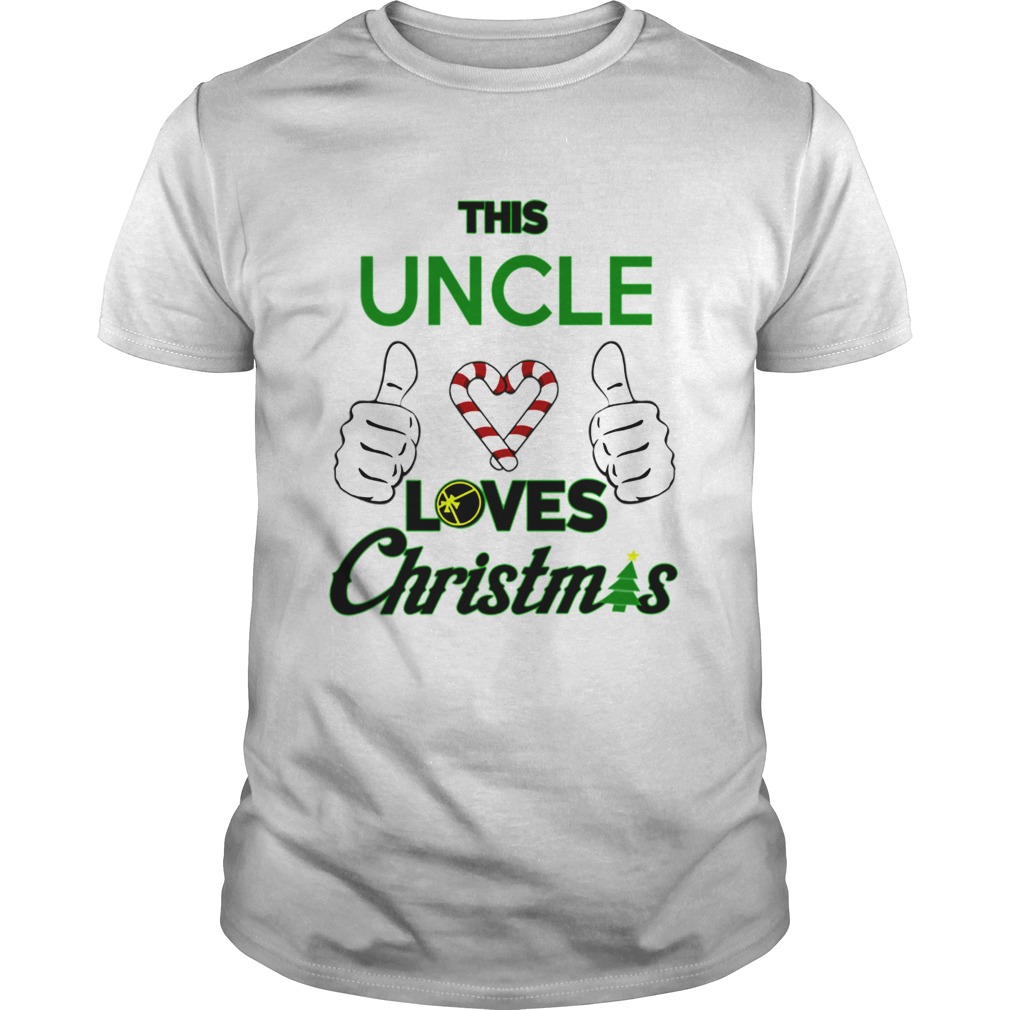 This Uncle Loves Christmas Cool Uncle Funny Holiday shirt