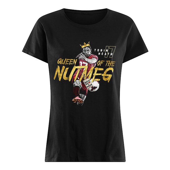 Tobin Heath 17 Queen Of The Nutmeg American Soccer Player Jersey Classic Women's T-shirt